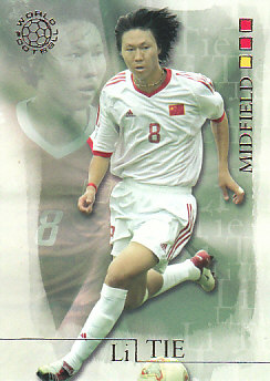 Li Tie China Futera World Football 2004 #36